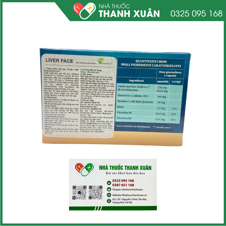 LIVER PACE hỗ trợ cải thiện chức năng gan